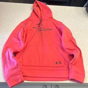 Pink wounded warrior project underarmor hoodie